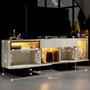 Hanah Home Soporte para TV Norm - Travertino, Gold